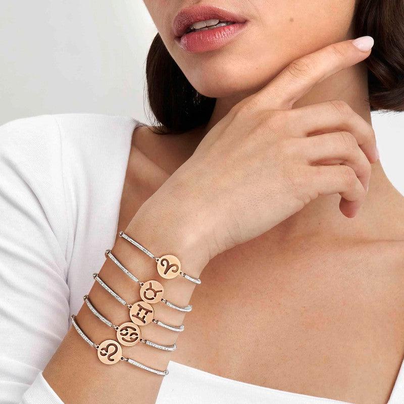 Nomination Milleluci Zodiac Bracelet, Taurus, Rose Gold - Image 3