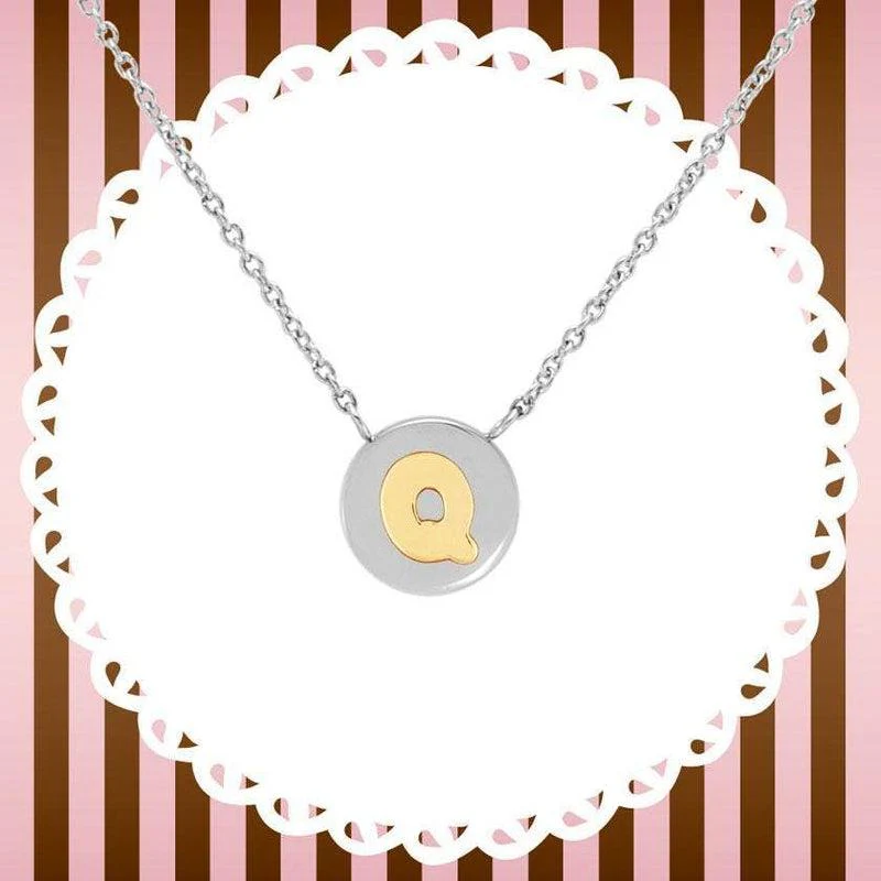 Nomination My Bon Bon Necklace Letter Q, 24K Gold - Image 2