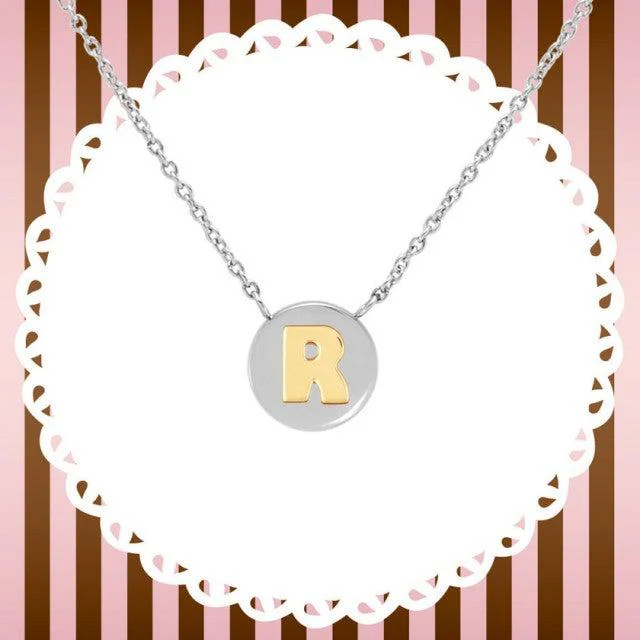 Nomination My Bon Bon Necklace Letter R, 24K Gold - Image 3