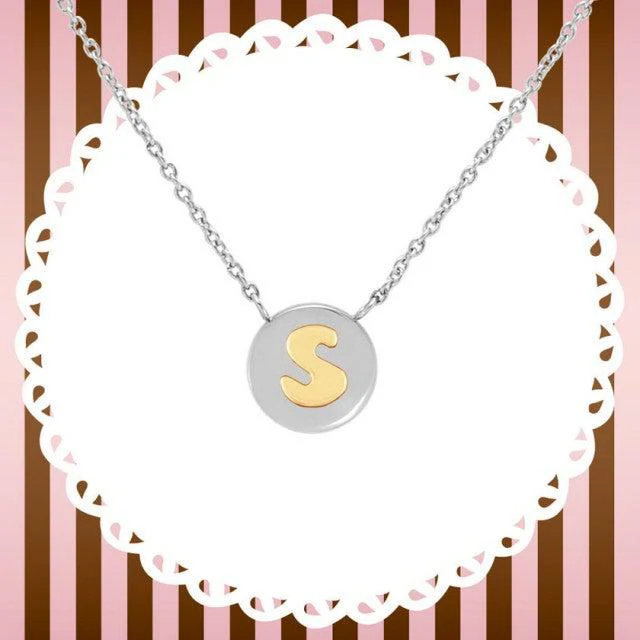 Nomination My Bon Bon Necklace Letter S, 24K Gold - Image 3