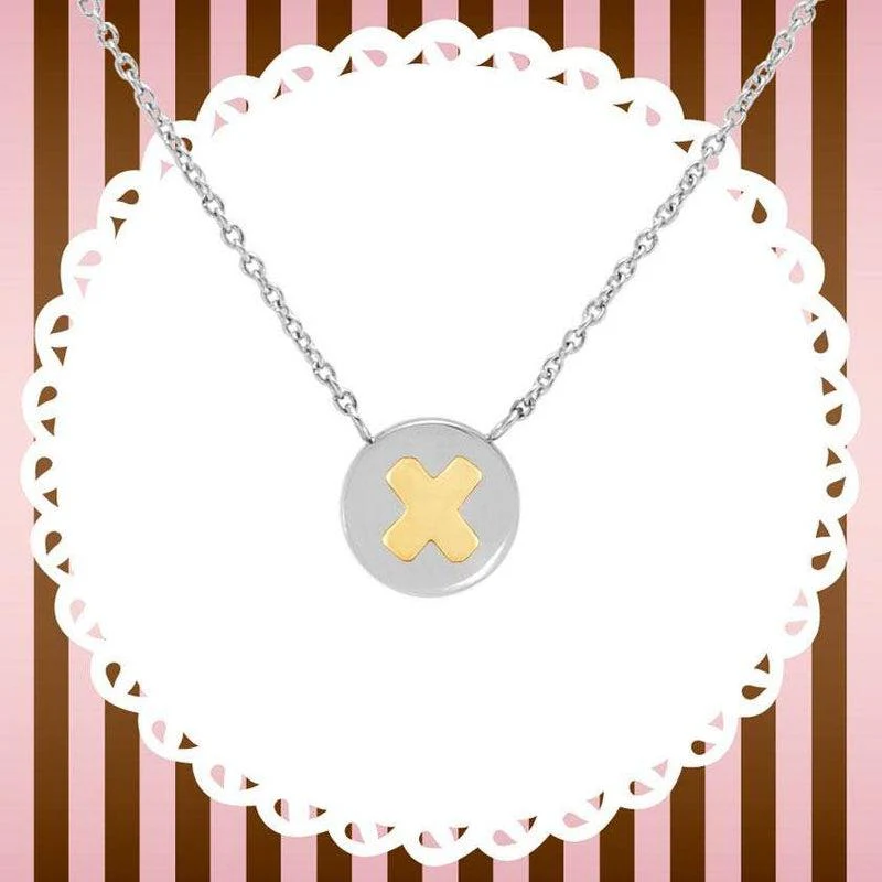 Nomination My Bon Bon Necklace Letter X, 24K Gold - Image 2