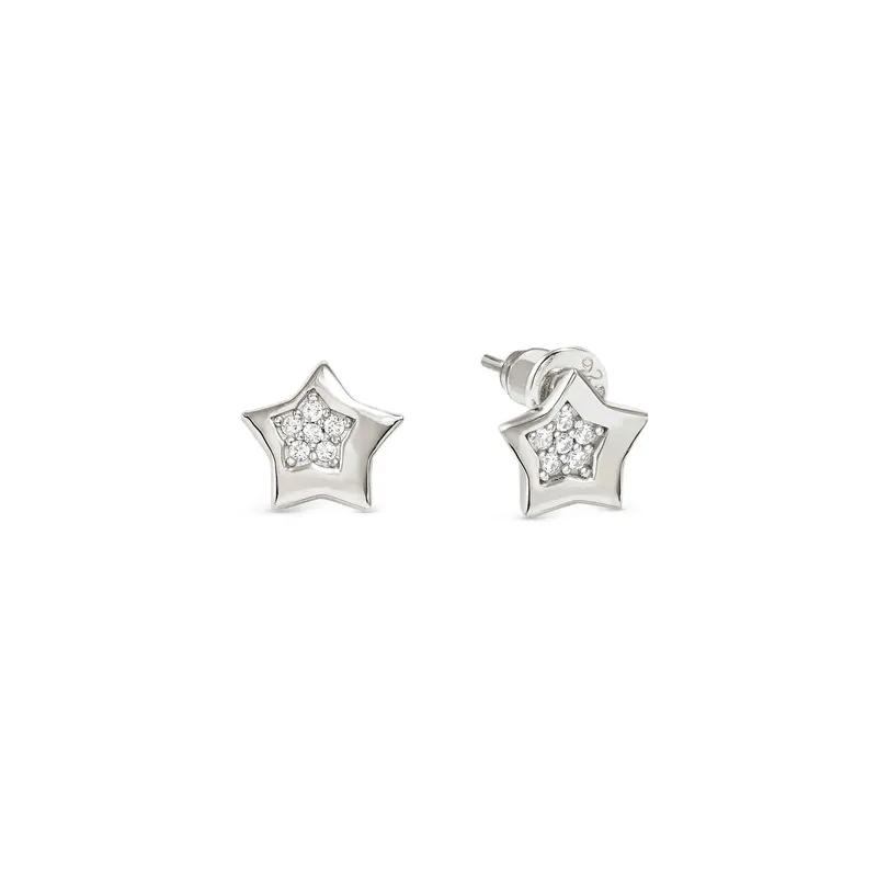 Nomination Petit Sparkle Silver Star Stud Earrings