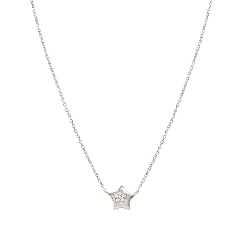 Nomination Petit Sparkle Sterling Silver Star Necklace - Image 4