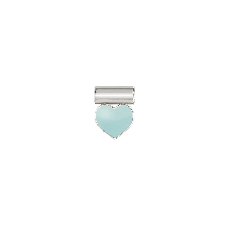 Nomination SeiMia Pendant, Blue Heart, Silver & Enamel