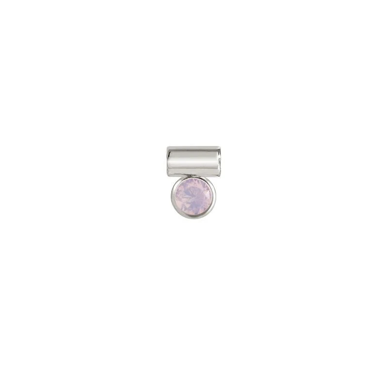 Nomination SeiMia Pendant, Pink Cubic Zirconia, Silver