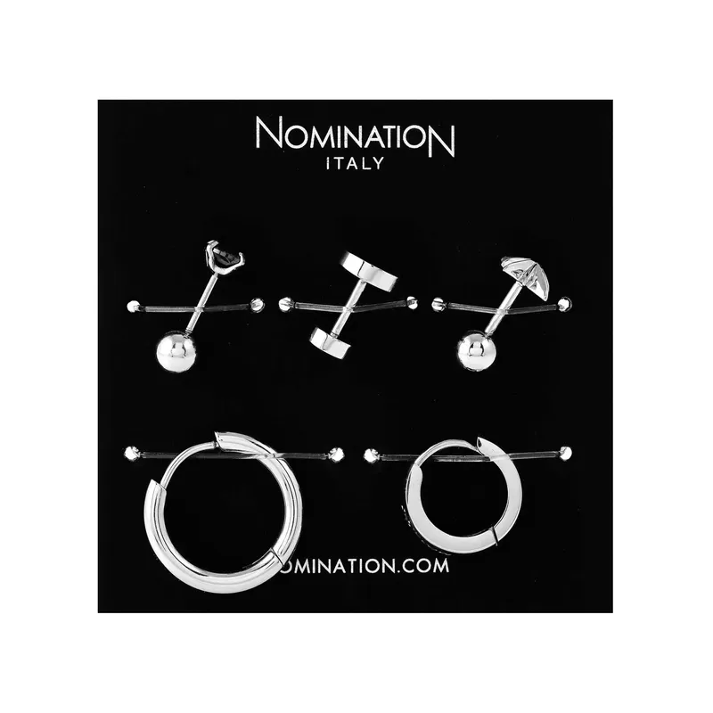 Nomination Set of 5 Atlante Stainless Steel Earrings - Image 4