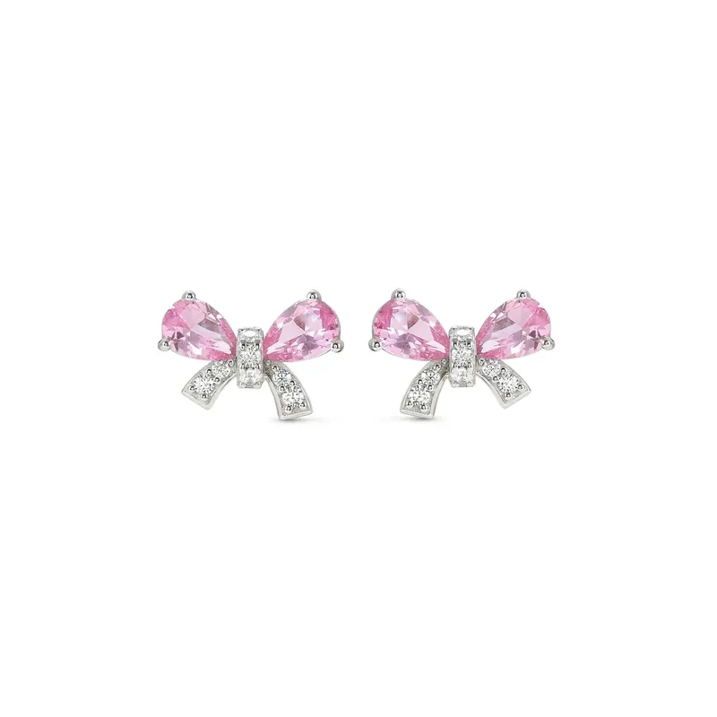 Nomination Shine Me Up Earrings, Bow with Cubic Zirconia, Sterling Silver - Image 3
