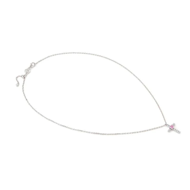 Nomination Shine Me Up Necklace, Cross with Cubic Zirconia, Sterling Silver - Image 3