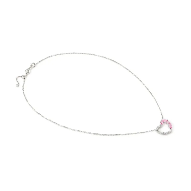 Nomination Shine Me Up Necklace, Heart with Cubic Zirconia, Sterling Silver - Image 3