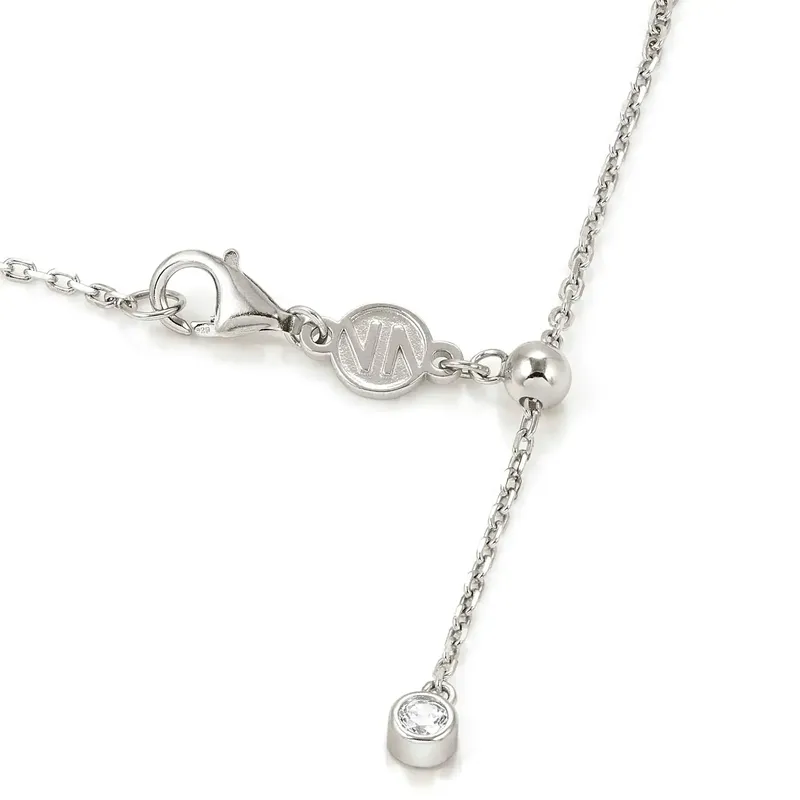 Nomination Shine Me Up Necklace, Heart with Cubic Zirconia, Sterling Silver - Image 4
