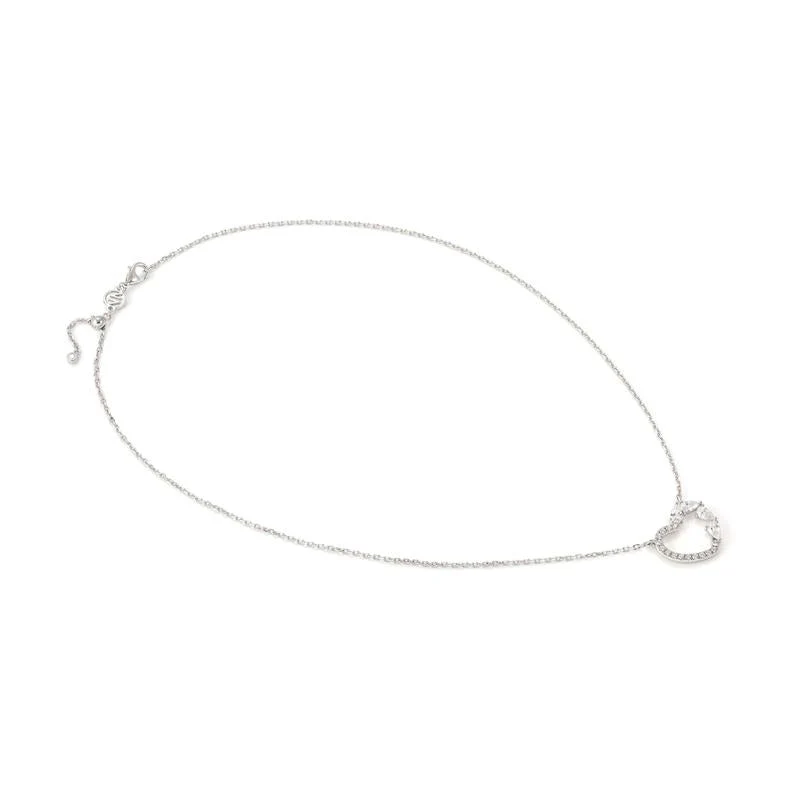 Nomination Shine Me Up Necklace, Heart with Cubic Zirconia, Sterling Silver - Image 3