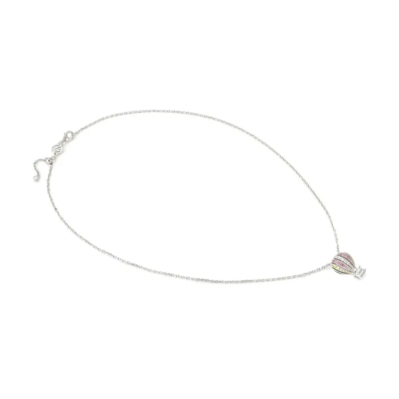 Nomination Shine Me Up Necklace, Hot Air Balloon with Cubic Zirconia, Sterling Silver - Image 3