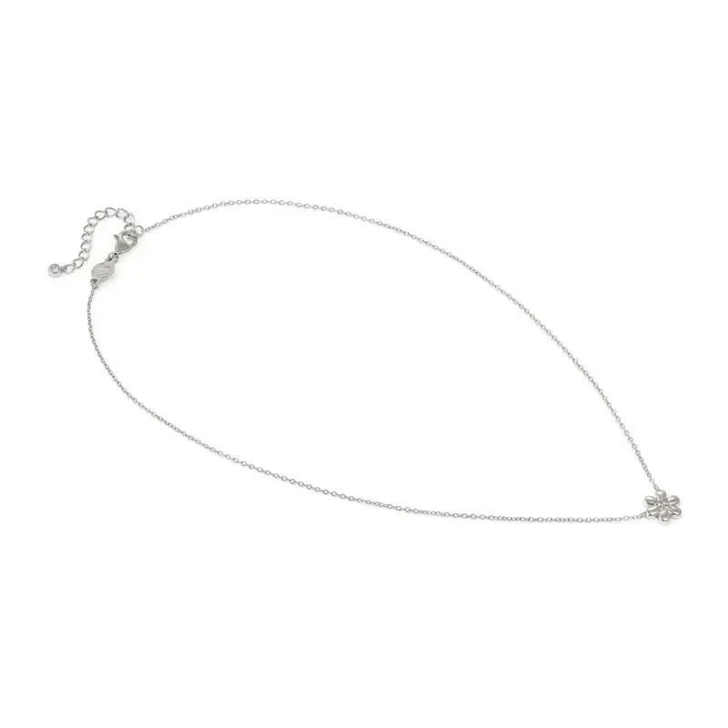 Nomination Silver Petit Sparkle Flower Necklace - Image 4