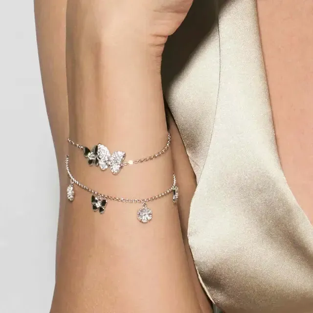 Nomination Sweetmadame Bracelet, Flower & Butterfly Mix, Silver - Image 3
