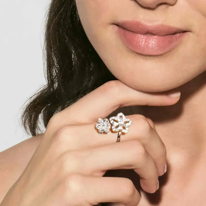 Nomination Sweetmadame, Flowers & Cubic Zirconia, Sterling Silver - Image 2