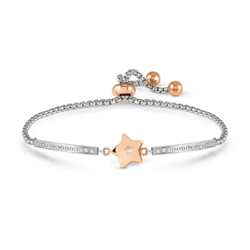 Nomination Shine Bright Milleluci Adjustable Stainless Steel Star Bracelet - Image 3