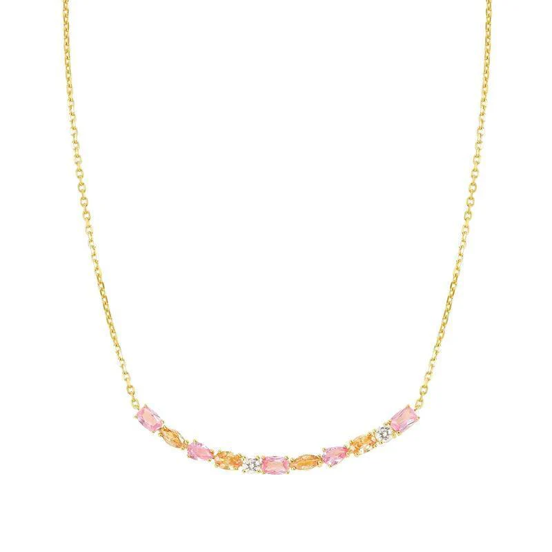 Nomination Gold Colour Wave Aurora Long Bar Necklace - Image 4